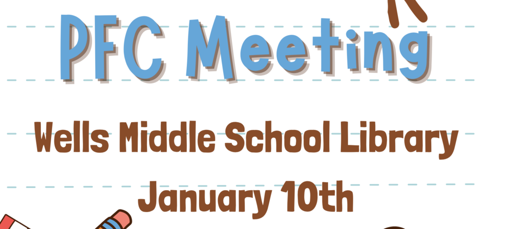 PFC Meeting: January 10th at 5:15 PM 