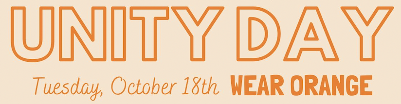 Unite Against Bullying Oct. 18th Wear Orange