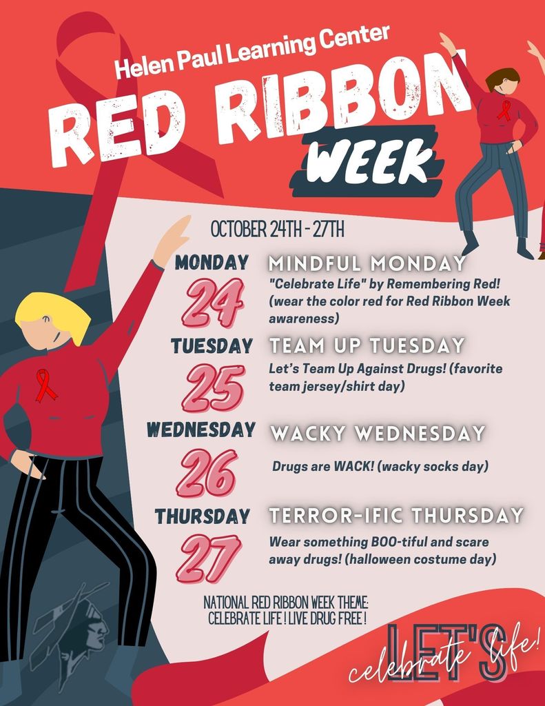 Helen Paul Learning Center Red Ribbon Week