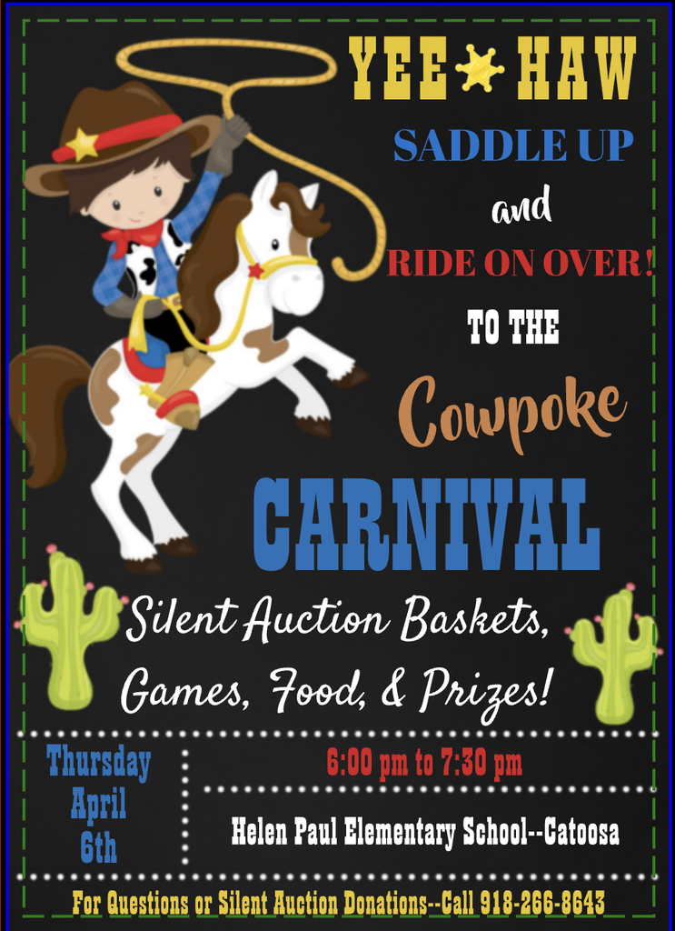 Cowpoke Carnival at Helen Paul