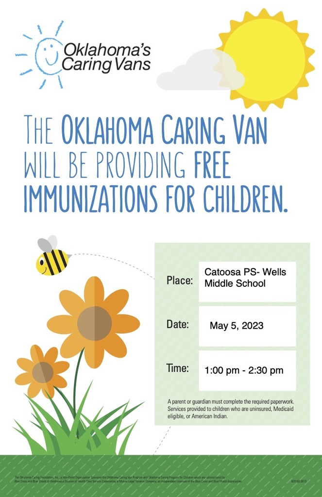 Oklahoma Caring Van flyers